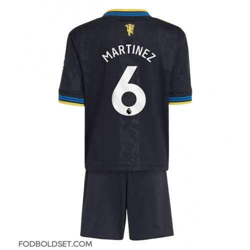 Manchester United Lisandro Martinez #6 Tredje trøje Børn 2025-26 Kortærmet (+ Korte bukser)